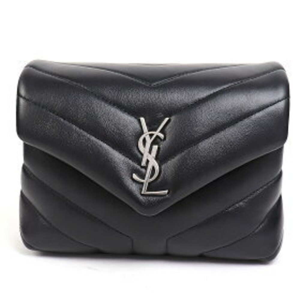 YVES SAINT LAURENT Loulou Toy Bag Quilted Leather Monogram Y Calfskin Pochette - Picture 2 of 7